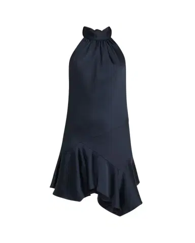 Ramy Brook Nari Asymmetric Flounce Halter Mini Dress | Thumbnail 1 Ramy Brook Nari Asymmetric Flounce Halter Mini Dress | Thumbnail 1