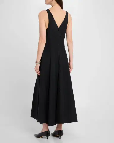 Maria McManus V-Neck Lace But Midi Dress | Thumbnail 3 Maria McManus V-Neck Lace But Midi Dress | Thumbnail 3