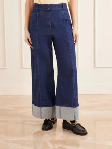 Another Tomorrow Organic High-rise Wide-leg Jeans | Thumbnail 3 Another Tomorrow Organic High-rise Wide-leg Jeans | Thumbnail 3