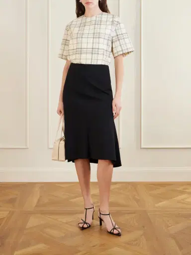 Jil Sander Crepe Midi Skirt | Thumbnail 2 Jil Sander Crepe Midi Skirt | Thumbnail 2
