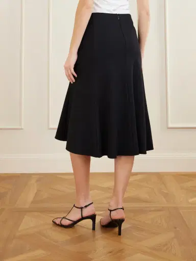 Jil Sander Crepe Midi Skirt | Thumbnail 4 Jil Sander Crepe Midi Skirt | Thumbnail 4