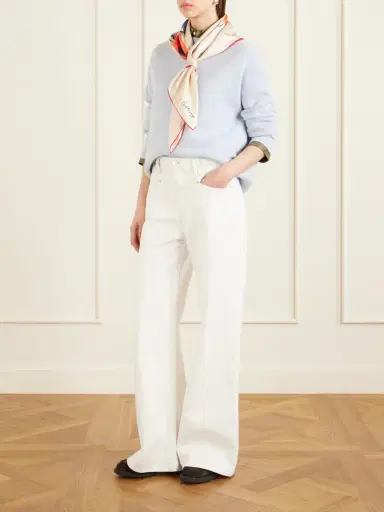 Burberry Printed Silk-twill Scarf | Thumbnail 2 Burberry Printed Silk-twill Scarf | Thumbnail 2