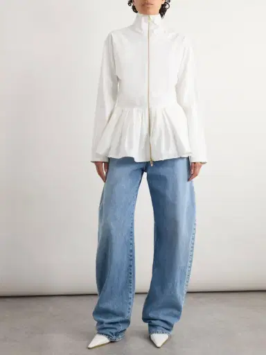 Alaïa Cotton Peplum Jacket | Thumbnail 2 Alaïa Cotton Peplum Jacket | Thumbnail 2