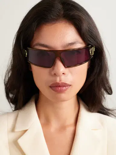 DIOR Eyewear Verydior M1u Wrap-around Tortoiseshell Acetate Sunglasses | Thumbnail 2 DIOR Eyewear Verydior M1u Wrap-around Tortoiseshell Acetate Sunglasses | Thumbnail 2