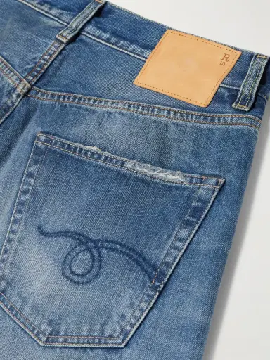 R13 Cuffed X-boyfriend Distressed Mid-rise Wide-leg Jeans | Thumbnail 6 R13 Cuffed X-boyfriend Distressed Mid-rise Wide-leg Jeans | Thumbnail 6