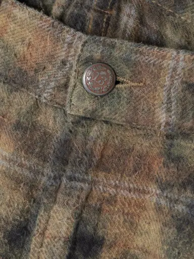 R13 Checked Distressed Cotton-flannel Cargo Shorts | Thumbnail 5 R13 Checked Distressed Cotton-flannel Cargo Shorts | Thumbnail 5