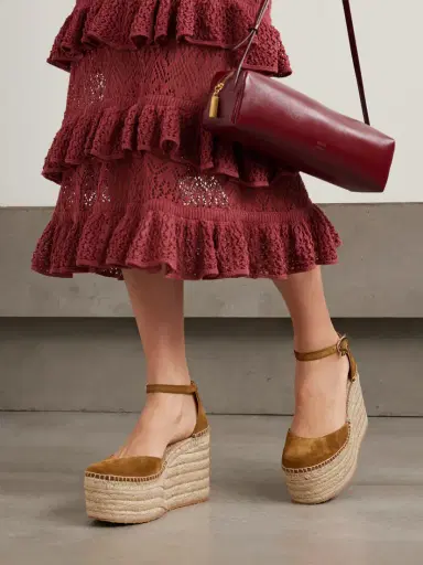 Gianvito Rossi 60 Suede Espadrille Platform Sandals | Thumbnail 2 Gianvito Rossi 60 Suede Espadrille Platform Sandals | Thumbnail 2