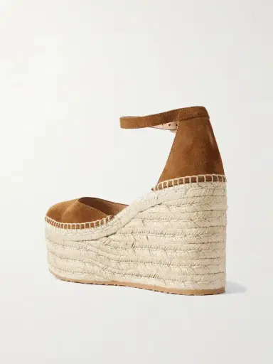 Gianvito Rossi 60 Suede Espadrille Platform Sandals | Thumbnail 3 Gianvito Rossi 60 Suede Espadrille Platform Sandals | Thumbnail 3