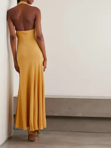 Rodarte Embellished Silk-crepe Halterneck Gown | Thumbnail 3 Rodarte Embellished Silk-crepe Halterneck Gown | Thumbnail 3