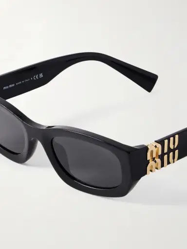 Miu Miu Eyewear Glimpse Cat-eye Acetate Sunglasses | Thumbnail 4 Miu Miu Eyewear Glimpse Cat-eye Acetate Sunglasses | Thumbnail 4