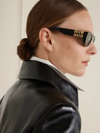 Miu Miu Eyewear Glimpse Cat-eye Acetate Sunglasses | Thumbnail 5 Miu Miu Eyewear Glimpse Cat-eye Acetate Sunglasses | Thumbnail 5