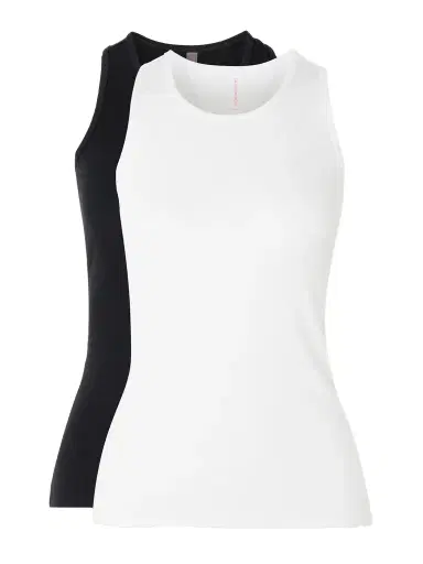 Commando Set Of Two Ribbed Stretch-jersey Tanks | Thumbnail 1 Commando Set Of Two Ribbed Stretch-jersey Tanks | Thumbnail 1