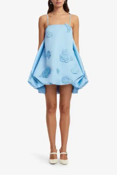 LEO LIN Patsy Mini Dress - Pastel Blue | Thumbnail 2 LEO LIN Patsy Mini Dress - Pastel Blue | Thumbnail 2