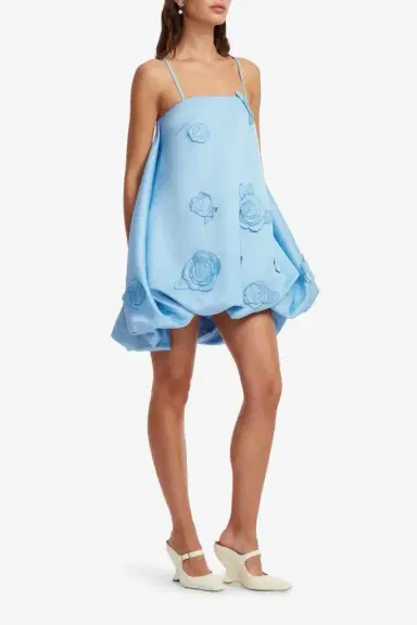 LEO LIN Patsy Mini Dress - Pastel Blue | Thumbnail 3 LEO LIN Patsy Mini Dress - Pastel Blue | Thumbnail 3
