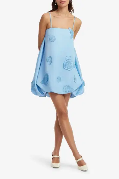 LEO LIN Patsy Mini Dress - Pastel Blue | Thumbnail 5 LEO LIN Patsy Mini Dress - Pastel Blue | Thumbnail 5