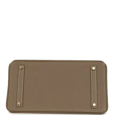 HERMÈS Hermes Birkin 35 Etoupe Togo Gold Hardware | Thumbnail 6 HERMÈS Hermes Birkin 35 Etoupe Togo Gold Hardware | Thumbnail 6