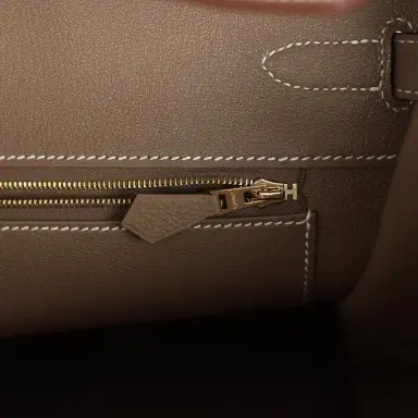 HERMÈS Hermes Birkin 35 Etoupe Togo Gold Hardware | Thumbnail 9 HERMÈS Hermes Birkin 35 Etoupe Togo Gold Hardware | Thumbnail 9