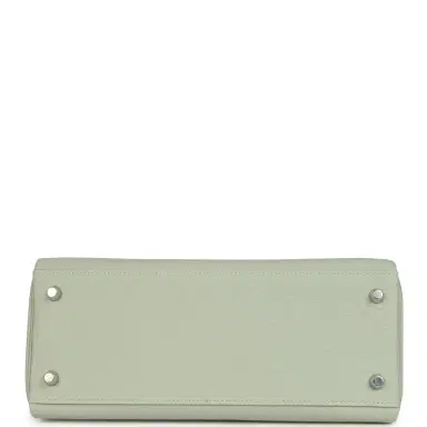 HERMÈS Hermes Kelly Retourne 28 Gris Neve Clemence Palladium Hardware | Thumbnail 6 HERMÈS Hermes Kelly Retourne 28 Gris Neve Clemence Palladium Hardware | Thumbnail 6