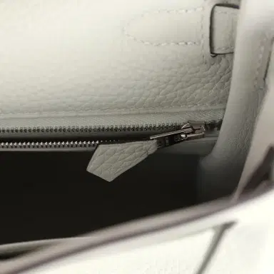 HERMÈS Hermes Kelly Retourne 28 Gris Neve Clemence Palladium Hardware | Thumbnail 9 HERMÈS Hermes Kelly Retourne 28 Gris Neve Clemence Palladium Hardware | Thumbnail 9