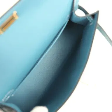 HERMÈS Hermes Kelly Sellier 20 Blue Jean Epsom Gold Hardware | Thumbnail 8 HERMÈS Hermes Kelly Sellier 20 Blue Jean Epsom Gold Hardware | Thumbnail 8
