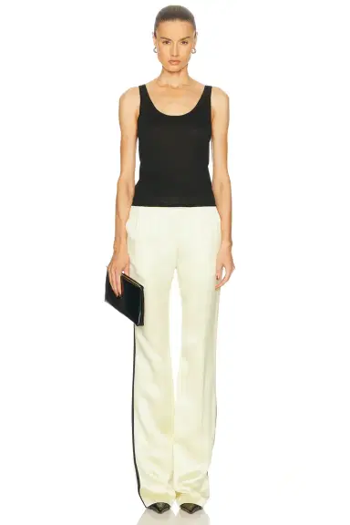 Tom Ford Satin Straight Trouser | Thumbnail 6 Tom Ford Satin Straight Trouser | Thumbnail 6