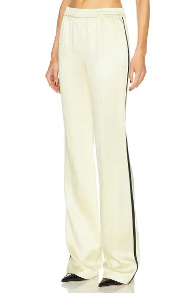 Tom Ford Satin Straight Trouser | Thumbnail 1 Tom Ford Satin Straight Trouser | Thumbnail 1