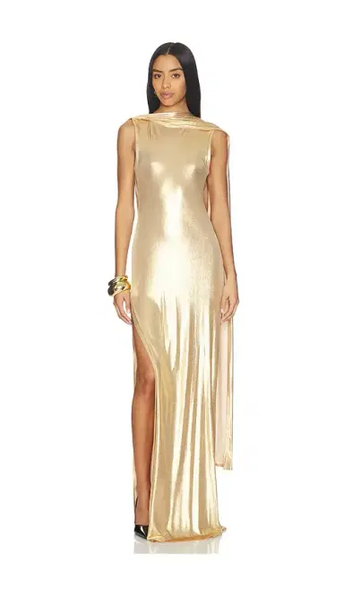 Sid Neigum Floor Length Reversible Cowl Dress | Thumbnail 8 Sid Neigum Floor Length Reversible Cowl Dress | Thumbnail 8