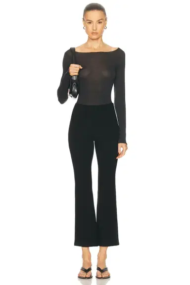 Skims Sheer Modal Long Sleeve Boatneck T-Shirt | Thumbnail 4 Skims Sheer Modal Long Sleeve Boatneck T-Shirt | Thumbnail 4