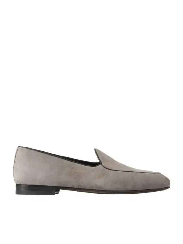 Modena Leather-Trimmed Suede Loafers - Men Modena Leather-Trimmed Suede Loafers - Men