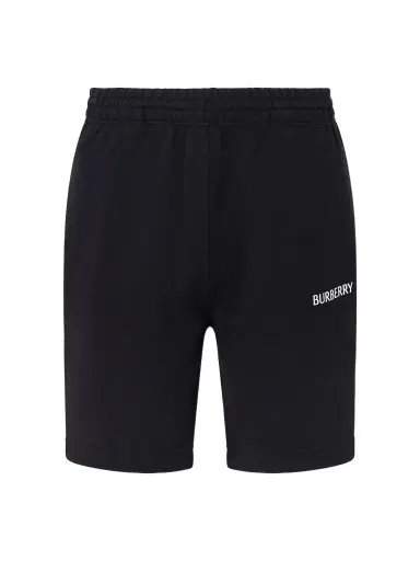 Burberry Logo-Print Straight-Leg Cotton-Jersey Shorts - Men | Thumbnail 1 Burberry Logo-Print Straight-Leg Cotton-Jersey Shorts - Men | Thumbnail 1