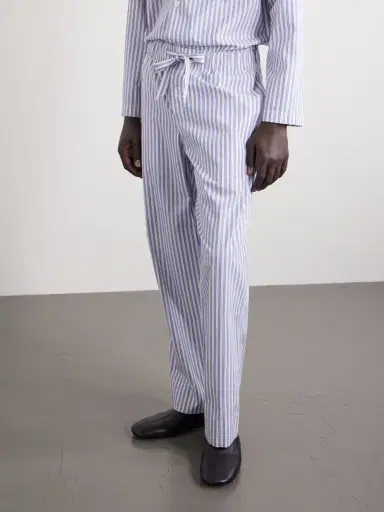 Tekla Striped Organic Cotton-Poplin Pyjamas - Men | Thumbnail 3 Tekla Striped Organic Cotton-Poplin Pyjamas - Men | Thumbnail 3