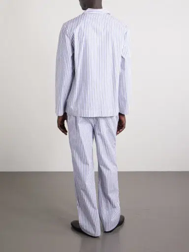 Tekla Striped Organic Cotton-Poplin Pyjamas - Men | Thumbnail 4 Tekla Striped Organic Cotton-Poplin Pyjamas - Men | Thumbnail 4