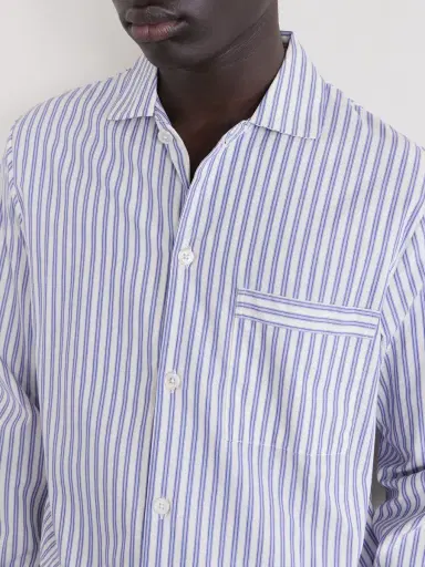 Tekla Striped Organic Cotton-Poplin Pyjamas - Men | Thumbnail 5 Tekla Striped Organic Cotton-Poplin Pyjamas - Men | Thumbnail 5