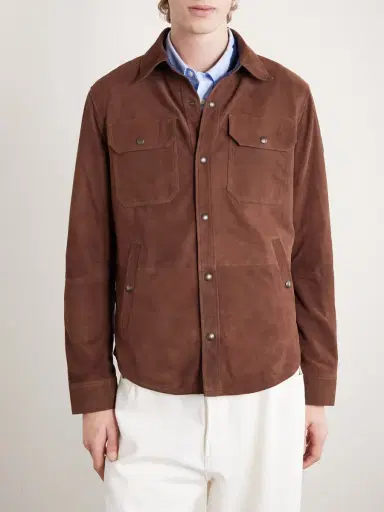 Polo Ralph Lauren Suede Shirt Jacket - Men | Thumbnail 3 Polo Ralph Lauren Suede Shirt Jacket - Men | Thumbnail 3