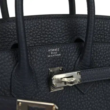 HERMÈS Hermes Birkin 25 Bleu Nuit Togo Palladium Hardware | Thumbnail 7 HERMÈS Hermes Birkin 25 Bleu Nuit Togo Palladium Hardware | Thumbnail 7