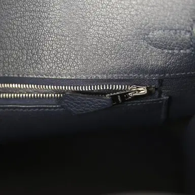 HERMÈS Hermes Birkin 25 Bleu Nuit Togo Palladium Hardware | Thumbnail 9 HERMÈS Hermes Birkin 25 Bleu Nuit Togo Palladium Hardware | Thumbnail 9