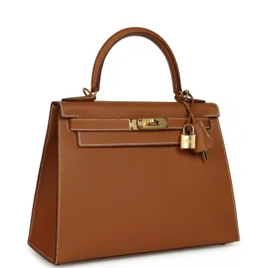 HERMÈS Hermes Kelly Sellier 28 Gold Epsom Gold Hardware | Thumbnail 2 HERMÈS Hermes Kelly Sellier 28 Gold Epsom Gold Hardware | Thumbnail 2