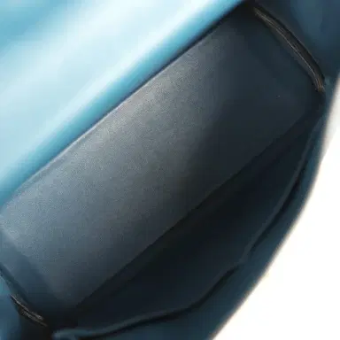 HERMÈS Pre-owned Hermes Kelly Retourne 32 Bleu De Malte Swift Palladium Hardware | Thumbnail 8 HERMÈS Pre-owned Hermes Kelly Retourne 32 Bleu De Malte Swift Palladium Hardware | Thumbnail 8