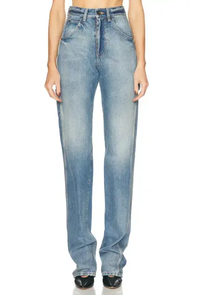 Maison Margiela High Waist Straight Leg | Thumbnail 1 Maison Margiela High Waist Straight Leg | Thumbnail 1