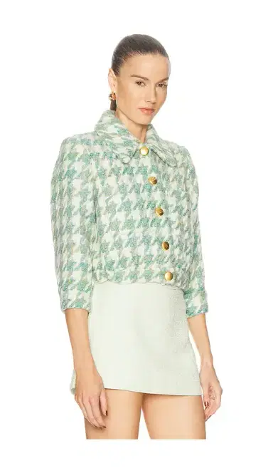 L'AGENCE Jia Crop 3/4 Sleeve Jacket | Thumbnail 2 L'AGENCE Jia Crop 3/4 Sleeve Jacket | Thumbnail 2