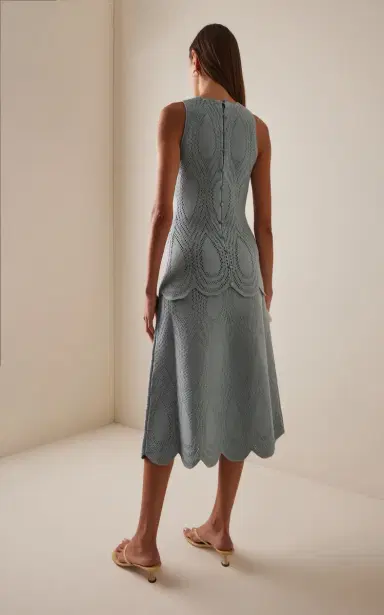 Alexis Zandra Pointelle-Knit Midi Dress | Thumbnail 4 Alexis Zandra Pointelle-Knit Midi Dress | Thumbnail 4