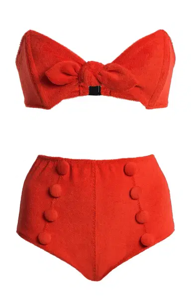 Lisa Marie Fernandez Poppy High-Waist Terry Cloth Bikini | Thumbnail 5 Lisa Marie Fernandez Poppy High-Waist Terry Cloth Bikini | Thumbnail 5