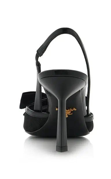 Prada Bow-Detailed Mesh Slingback Pumps | Thumbnail 5 Prada Bow-Detailed Mesh Slingback Pumps | Thumbnail 5