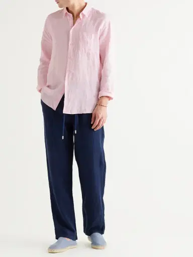 Vilebrequin Caroubis Linen Shirt - Men | Thumbnail 2 Vilebrequin Caroubis Linen Shirt - Men | Thumbnail 2