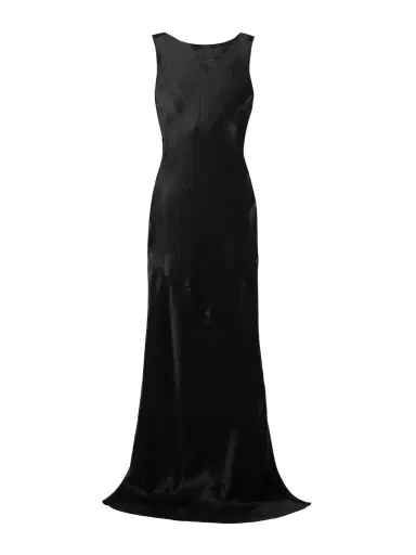 Abadia Draped Hammered-satin Gown | Thumbnail 1 Abadia Draped Hammered-satin Gown | Thumbnail 1