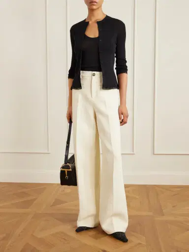 Gucci Wide-leg Cotton-tweed Pants | Thumbnail 2 Gucci Wide-leg Cotton-tweed Pants | Thumbnail 2