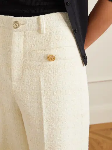 Gucci Wide-leg Cotton-tweed Pants | Thumbnail 5 Gucci Wide-leg Cotton-tweed Pants | Thumbnail 5