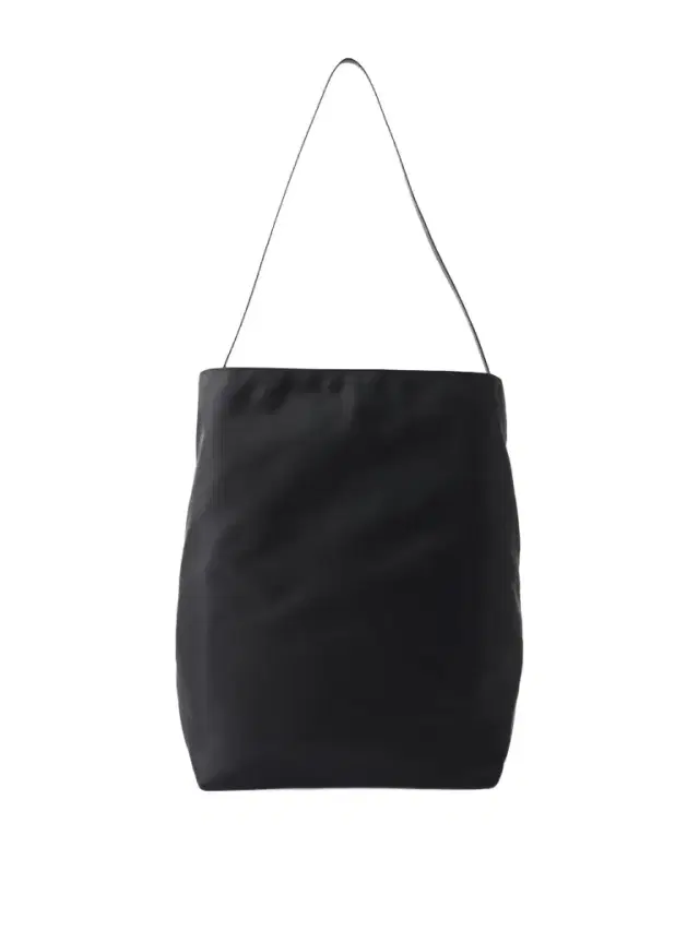 Bucket Leather-trimmed Shell Tote Bucket Leather-trimmed Shell Tote