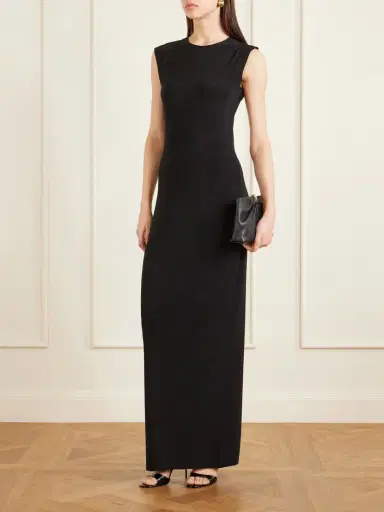 Norma Kamali Stretch-crepe Maxi Dress | Thumbnail 2 Norma Kamali Stretch-crepe Maxi Dress | Thumbnail 2
