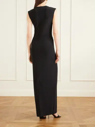 Norma Kamali Stretch-crepe Maxi Dress | Thumbnail 3 Norma Kamali Stretch-crepe Maxi Dress | Thumbnail 3